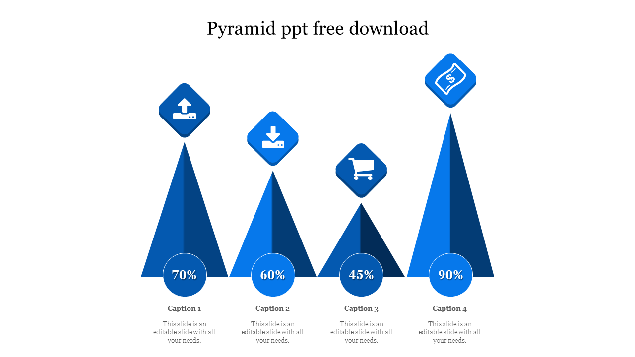pyramid ppt free download-4-Blue